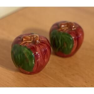 Franciscan Apple Ware 2" Salt & Pepper Shakers Made in USA